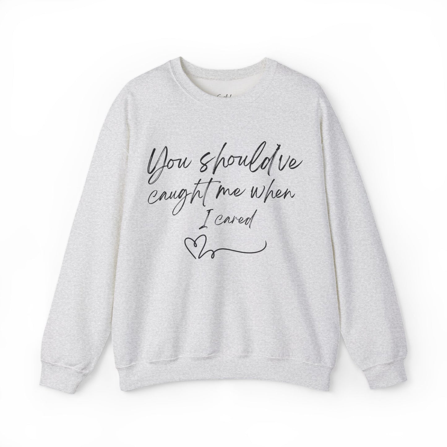You should've caught me when I cared - sweatshirt