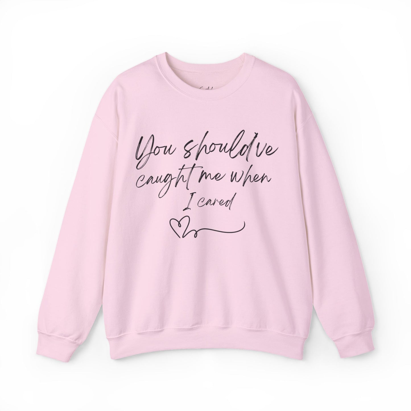 You should've caught me when I cared - sweatshirt