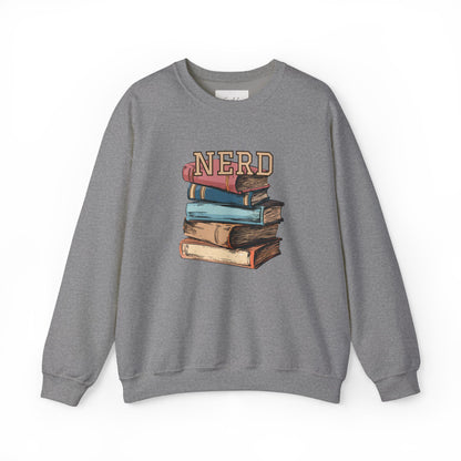NERD w/books - sweatshirt