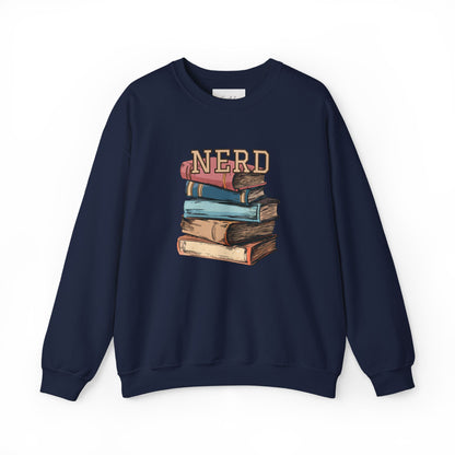 NERD w/books - sweatshirt
