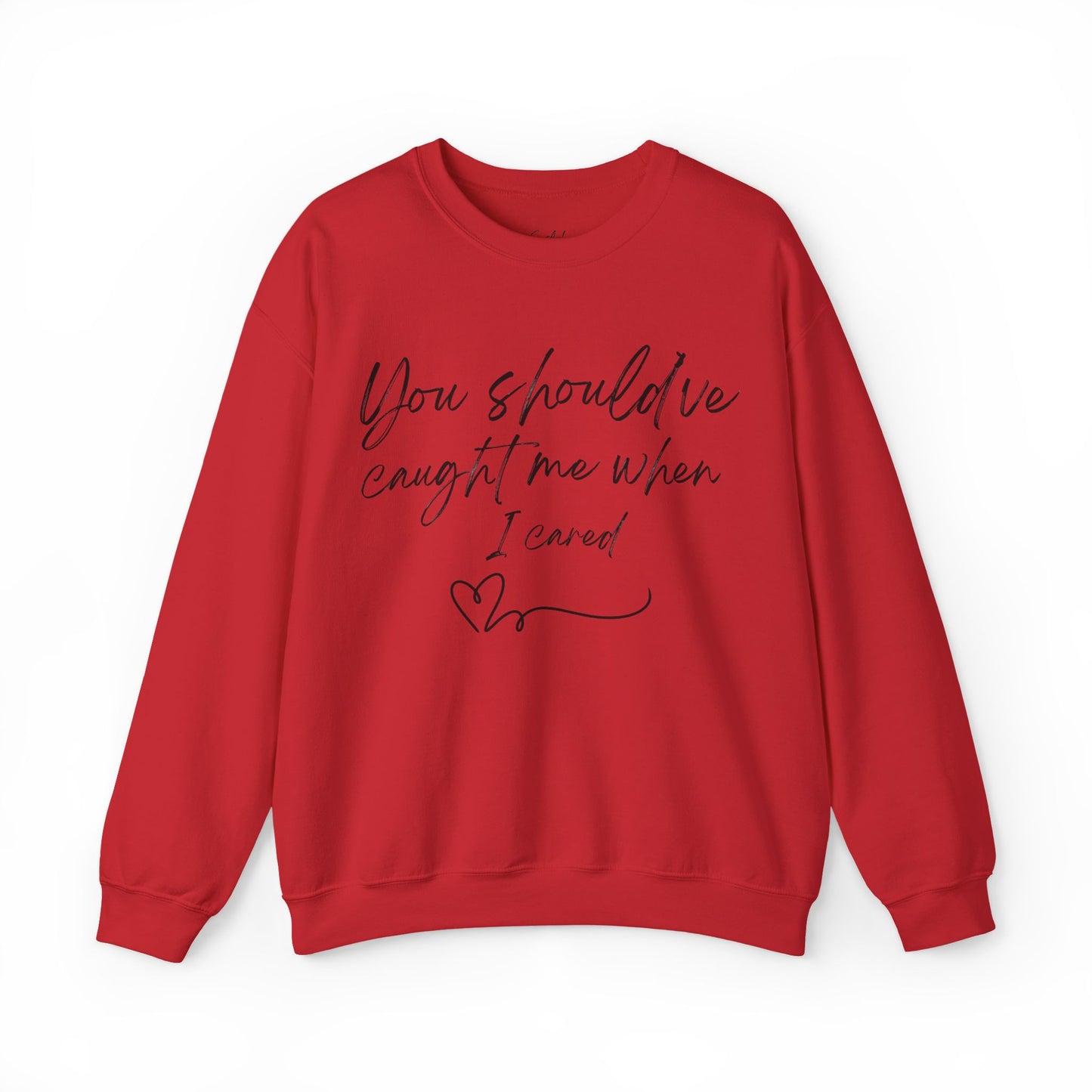 You should've caught me when I cared - sweatshirt