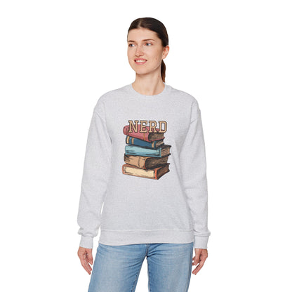 NERD w/books - sweatshirt