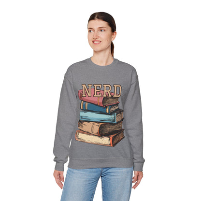 NERD w/books - sweatshirt