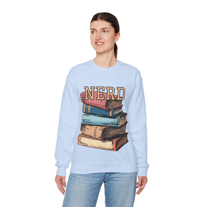 NERD w/books - sweatshirt