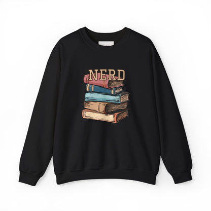 NERD w/books - sweatshirt